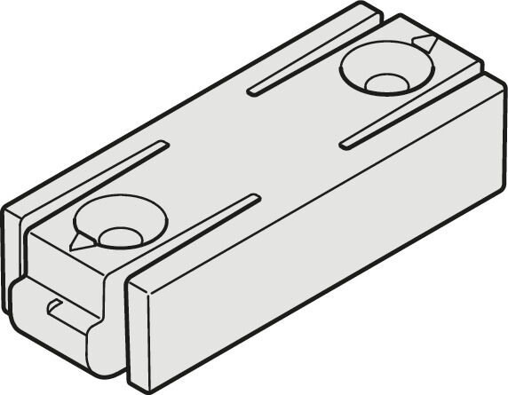 Orta Stoper, Hafele Slido F-Flush57 06A - 400.05.002
