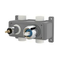 Hafele FLUXO DUO Sıva altı grubu,parlak krom