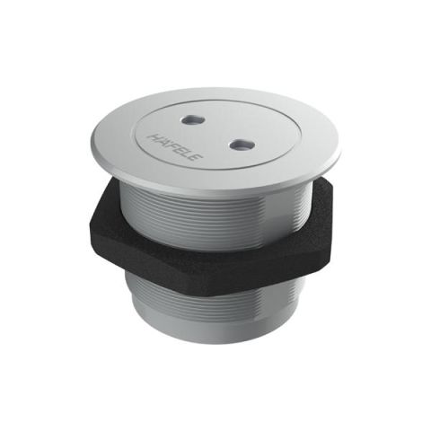Hafele PORT Priz Ünitesi 220 V Mat Krom