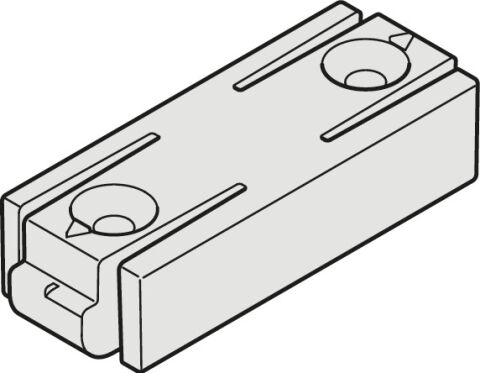 Orta Stoper, Hafele Slido F-Flush57 06A - 400.05.003