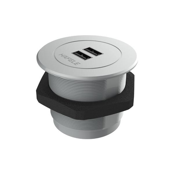Hafele PORT USB Ünitesi 12V2.8A Mat Krom