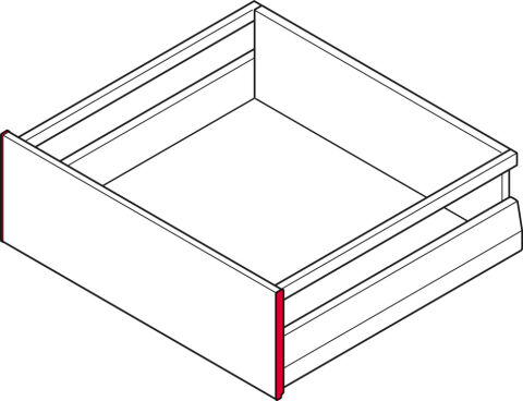 Çift Yanaklı Çekmece Sistemi, Hafele MATRIX BOX P