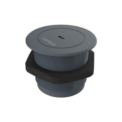 Hafele PORT USB-C Ünitesi 12V3A Antrasit