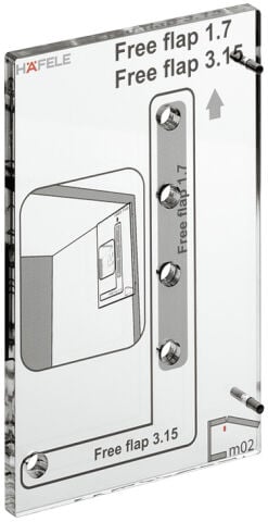 Delik mastarı, Hafele Free Flap 1.7 ve Free Flap 3.15