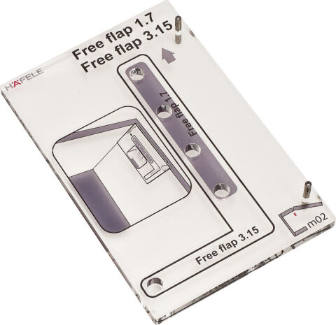 Häfele Free Flap 1.7 ve Free Flap 3.15 Delik mastarı 372.91.023
