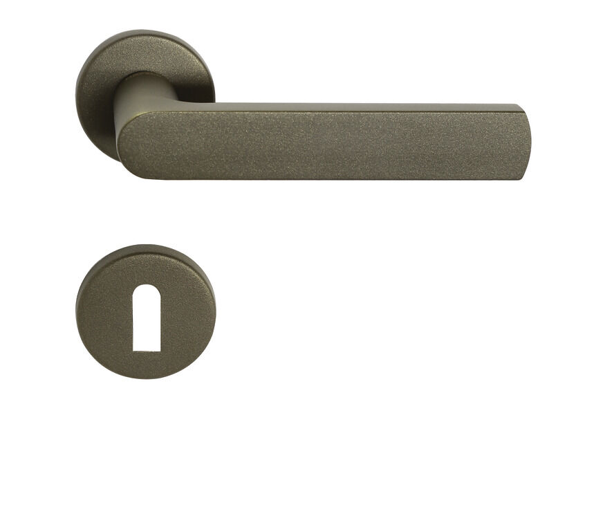 Häfele MERIT II Kapı Kolu Seti Alüminyum / Zamak 48,50 mm Bronz Renkli 900.78.701