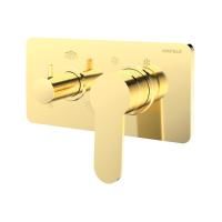 Hafele FLUXO TRIO Sıva üstü grubu,parlak altın