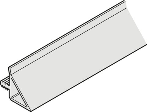 Hafele Slido F-Fl57 08B Kenar profil 1200mm - 400.05.428