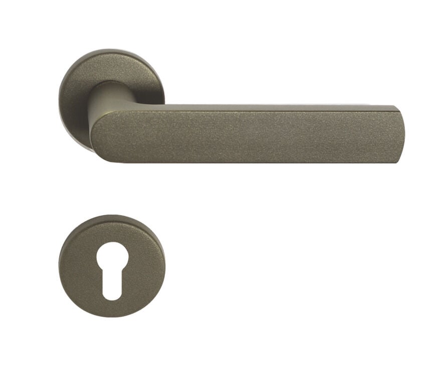 Häfele MERIT II Kapı Kolu Seti Alüminyum / Zamak 48,50 mm Bronz Renkli 900.78.702
