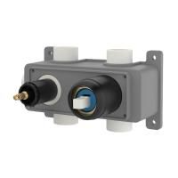 Hafele FLUXO TRIO Sıva altı grubu,mat siyah