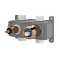 Hafele FLUXO TRIO Sıva altı grubu,parlak rose