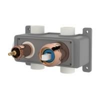 Hafele FLUXO TRIO Sıva altı grubu,parlak rose