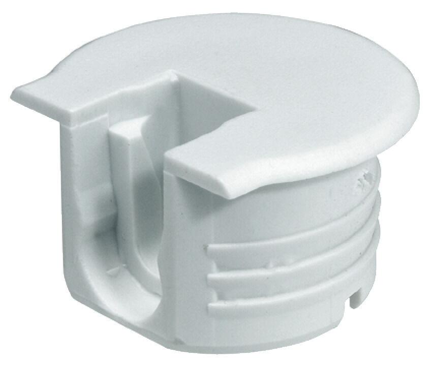 Häfele Bağlantı gövdesi Rafix Tab 20 sistemi plastik 20 mm RAL 9003 Aletsiz 263.09.731