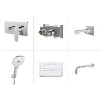 Hafele FLUXO 3in2 Ankastre duş seti,köş.,p.krom