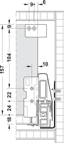 Häfele Matrix Box P İç Çekmece Seti 513.21.525