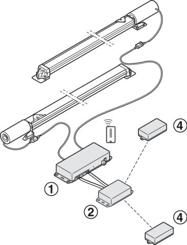 Hareket kontrolü, Hafele Slido F-Flush51 60A ve Hafele