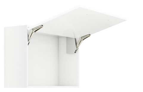 Häfele Free flap 3.15 Kalkar kapak makası set D 350–650 mm ≤11 kg Antrasit 372.91.380