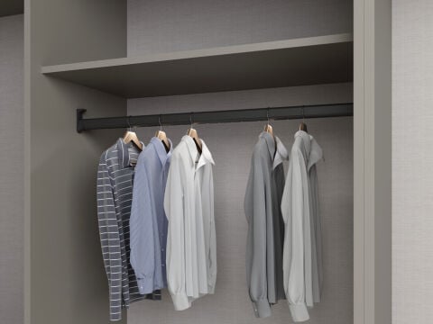 LED Işıklı Askı Borusu, Hafele DRESS LINE, Pilli, Hareket