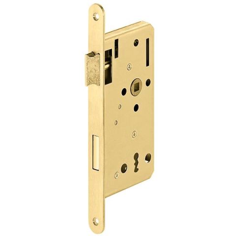 Hafele Gömme Kapı Kilidi Oda Tipi Parlak Pirinç 55/20mm