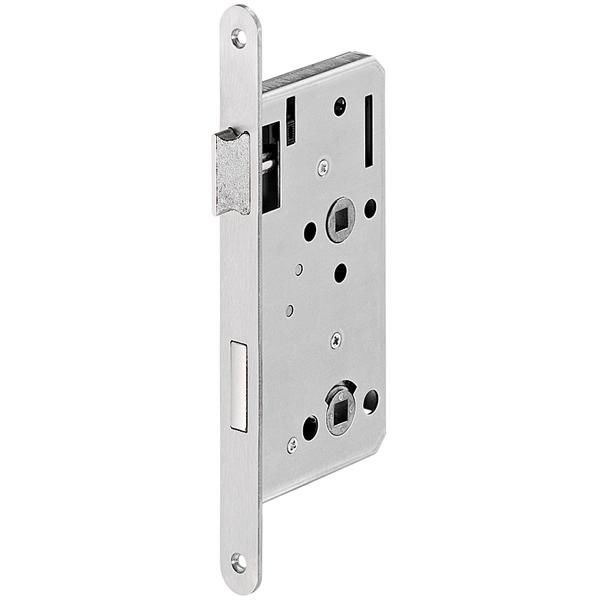 Hafele Gömme Kapı Kilidi WC Tipi Paslanmaz Çelik Mat 55/24mm