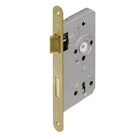 Hafele Gömme Kapı Kilidi WC Tipi Parlak Pirinç 55/20mm