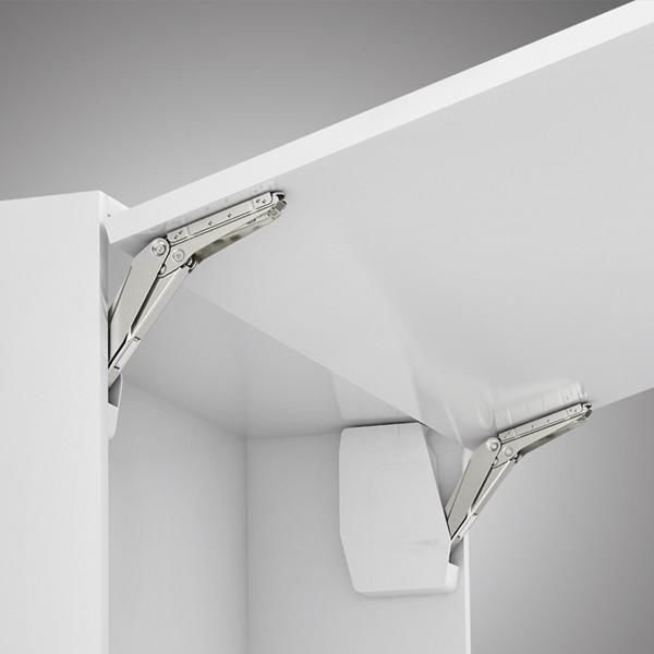 Hafele FREE FLAP 1.7 Kalkar Kapak Makas Gövdesi B Nikel