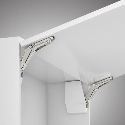 Hafele FREE FLAP 1.7 Kalkar Kapak Makas Gövdesi B Nikel