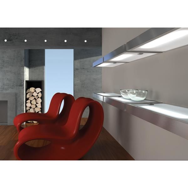 Hafele ANTHEA Aydınlatmalı Raf Çelik 900x200mm
