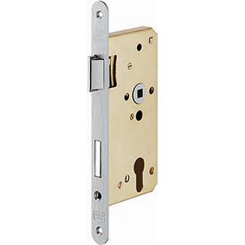 Hafele Gömme Kapı Kilidi Barelli Tip Paslanmaz Çelik Mat 55/20mm Sağ