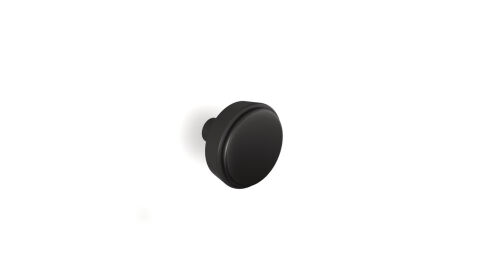 Hafele AURE Mat Siyah Renk 30 mm Düğme Kulp - 100.00.717