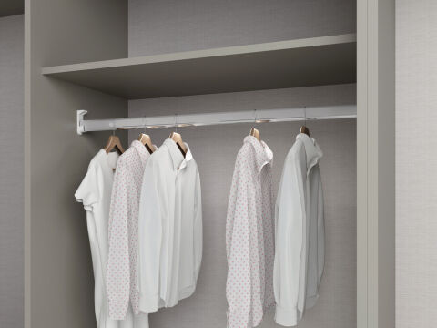 LED Işıklı Askı Borusu, Hafele DRESS LINE, Elektrikli