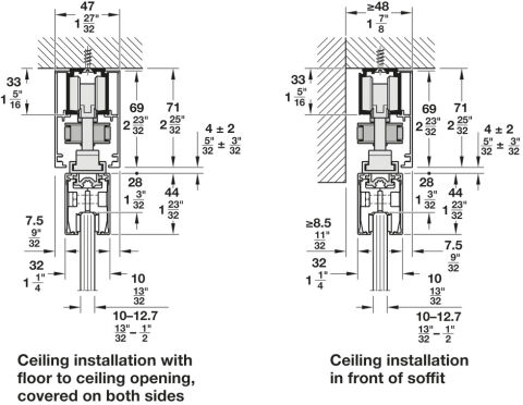 Kayar Kapı Bağlantı Parçası, Hafele Slido D-Line11 120L