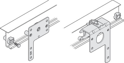 Kayar kapı bağlantı parçası, Hafele Slido F-Line42 50C