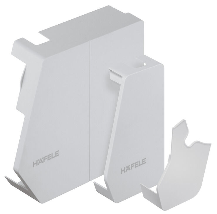 Häfele Üst kapak Free flap 1.7 E kalkar kapak makası için Gri 372.91.444