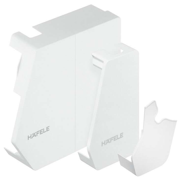 Häfele Üst kapak Free flap 1.7 E kalkar kapak makası için Beyaz 372.91.445