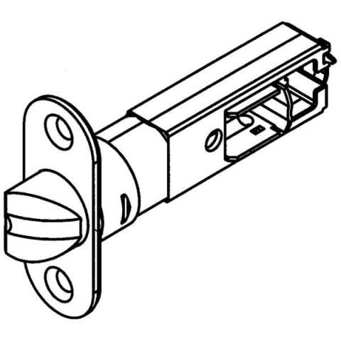 Hafele FORMA/NOVA Alüminyum Çerçeveli Cam Kapı Kilit Dili 80mm
