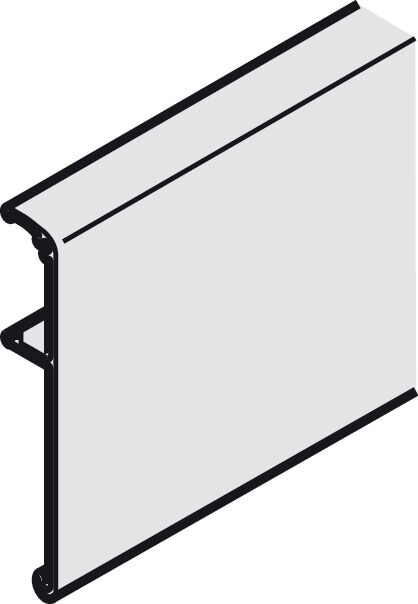 Hafele Klipsli panel, Taşıyıcı ray için - 941.25.760