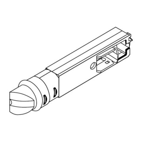Hafele FORMA/NOVA Cam Kapı Kilit Dili 80mm