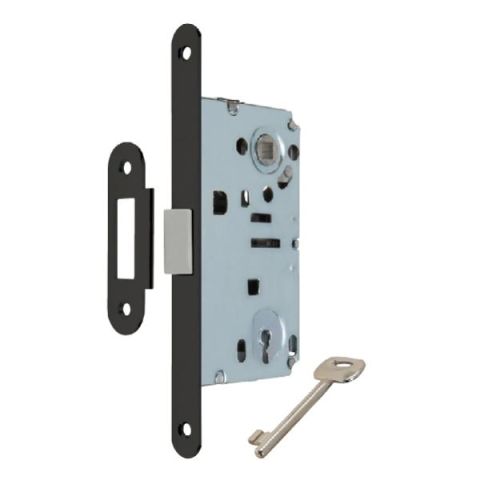 Hafele H50.01 Dilden Kilit Oda Tipi Mat Siyah 50/18mm