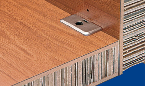 Häfele Tab 20 HC Bağlantı gövdesi panel kalınlığı 40–60 20 mm Nikel kaplama 263.95.735