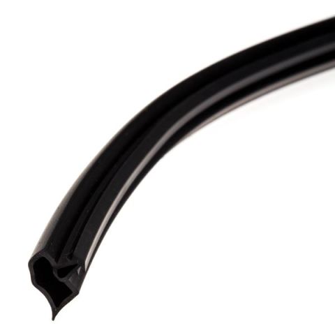 Hafele Kapı Fitili PVC Siyah 12mmx50m