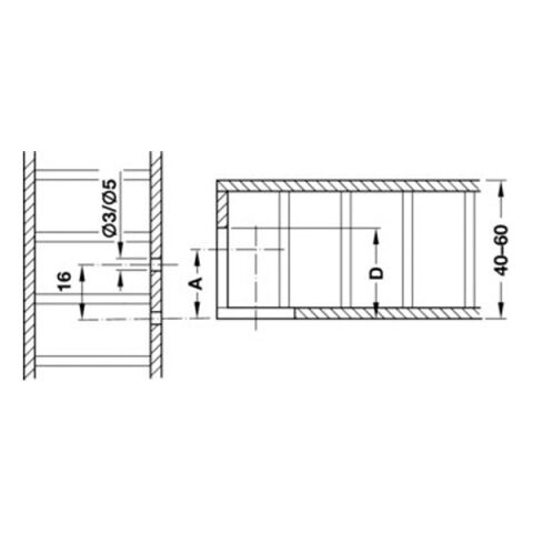 Häfele Tab 20 HC RTA bağlantı elemanı panel kalınlığı 263.95.745