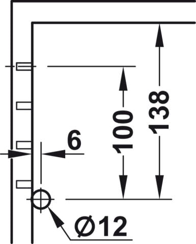 Häfele FREE FLAP 1.7 E Kalkar Kapak Makası Makas Gövdesi 200–450 mm ≤14,7 kg Mat Nikel 1 372.91.803