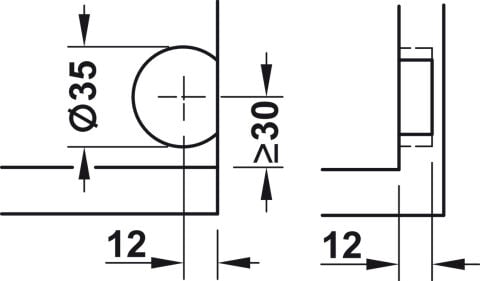 Häfele FREE FLAP 1.7 E Kalkar Kapak Makası Makas Gövdesi 200–450 mm ≤14,7 kg Mat Nikel 1 372.91.803