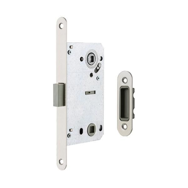 Hafele H50.06 Mıknatıslı Kapı Kilidi WC Tipi Mat Nikel 50/18mm