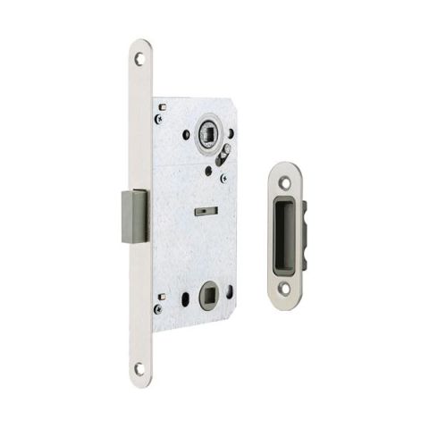 Hafele H50.06 Mıknatıslı Kapı Kilidi WC Tipi Mat Nikel 50/18mm