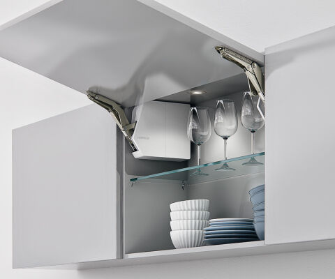 Kalkar Kapak Makası, Hafele FREE FLAP 1.7 E, Makas Gövdesi