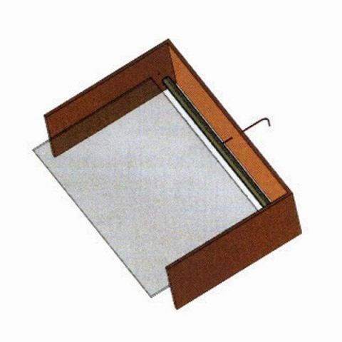 Hafele Aydınlatmalı Cam Raf Tutucu 386mm