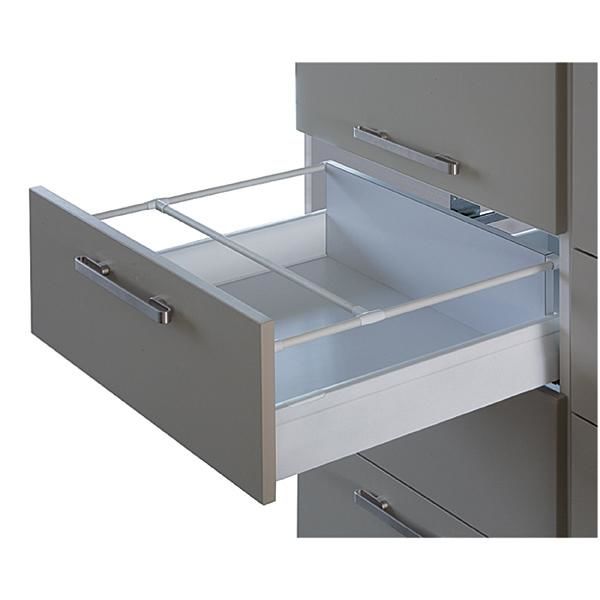 Hafele MOOVIT Yan bordür metalik beyaz 300mm