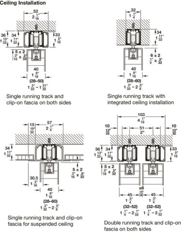 Hafele Slido D-Li11 160I set RT b.s.so.se.cl. - 941.62.021